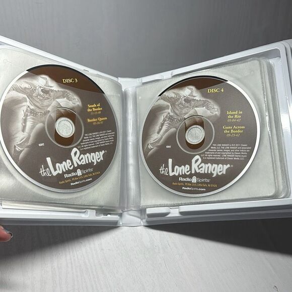 The Lone Ranger South of the Border 10 CD Box Set 2011 Classic Radio Western - Picture 6 of 9